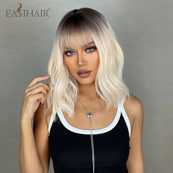 Blonde Ombre Heat-Resistant Wig