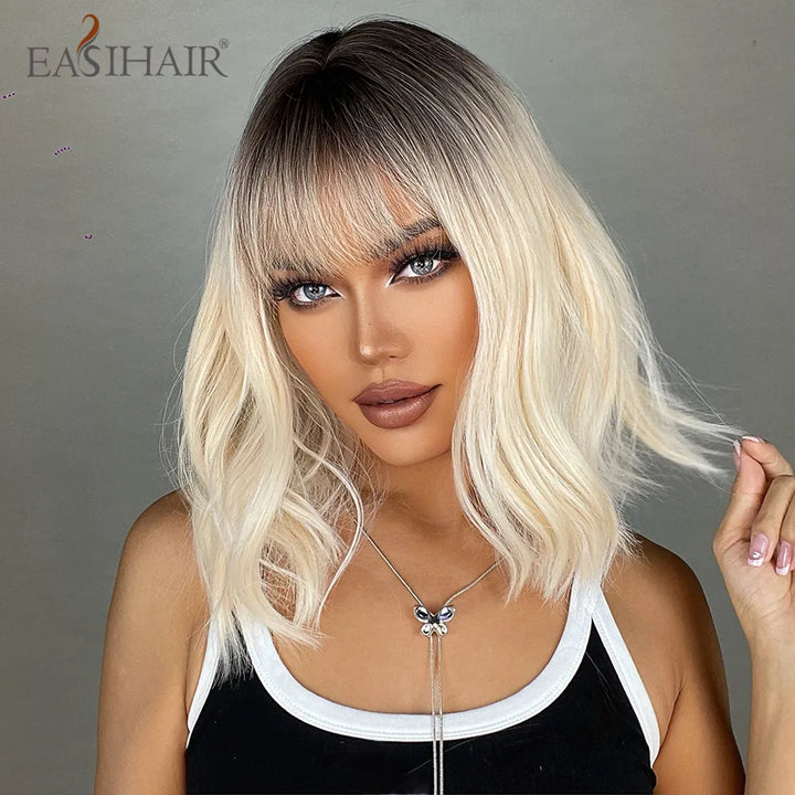 Blonde Ombre Heat-Resistant Wig