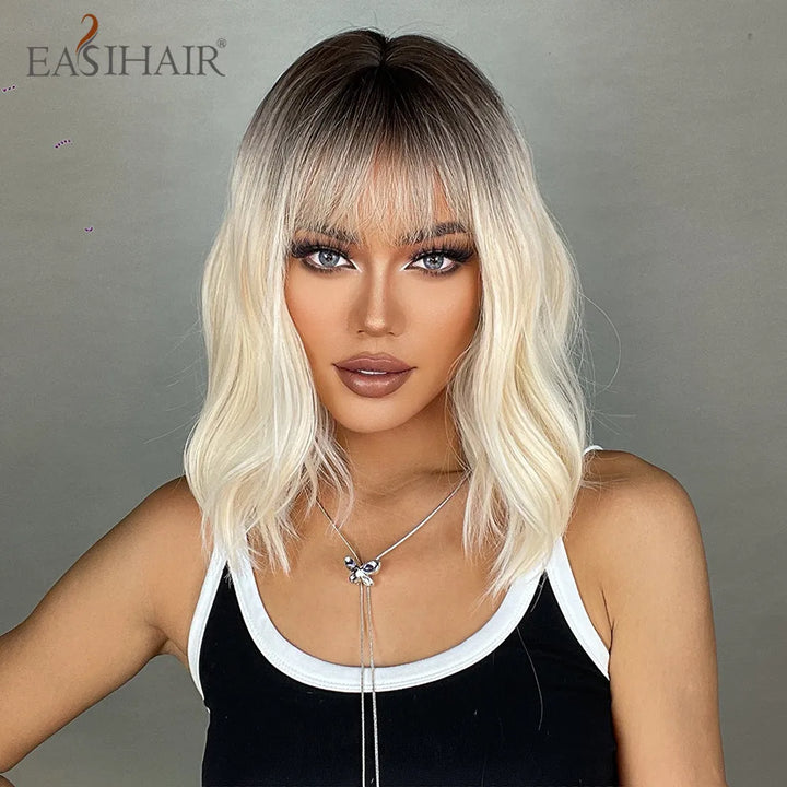 Blonde Ombre Heat-Resistant Wig