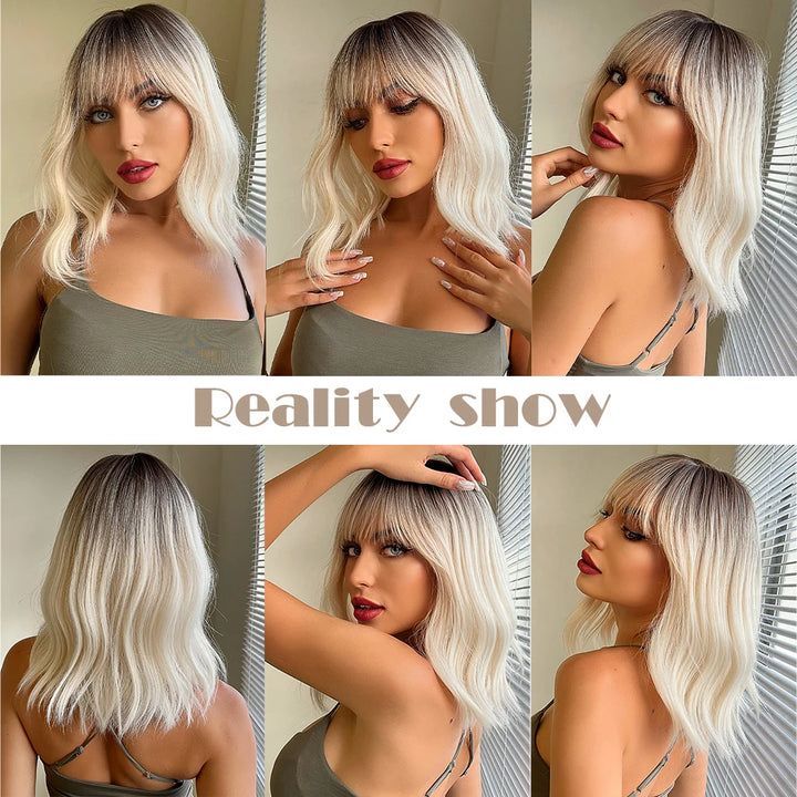 Blonde Ombre Heat-Resistant Wig