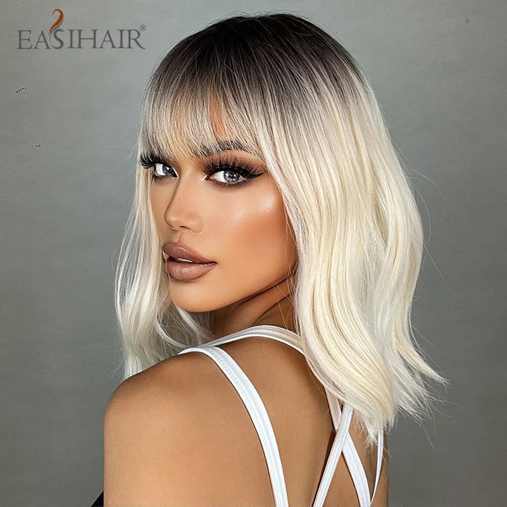 Blonde Ombre Heat-Resistant Wig