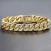 New Miami Gold Curb Cuban Bracelet