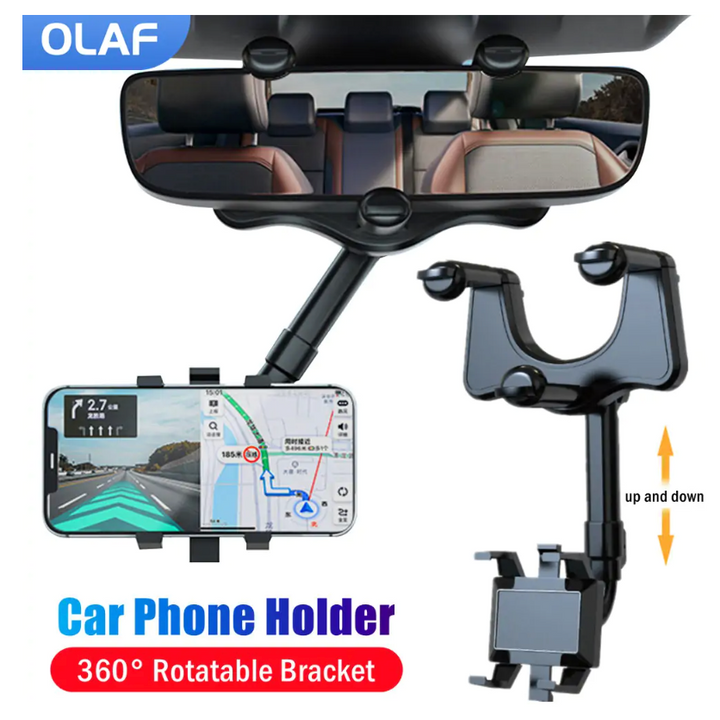 New and functional 360° rotating smartphone car holder