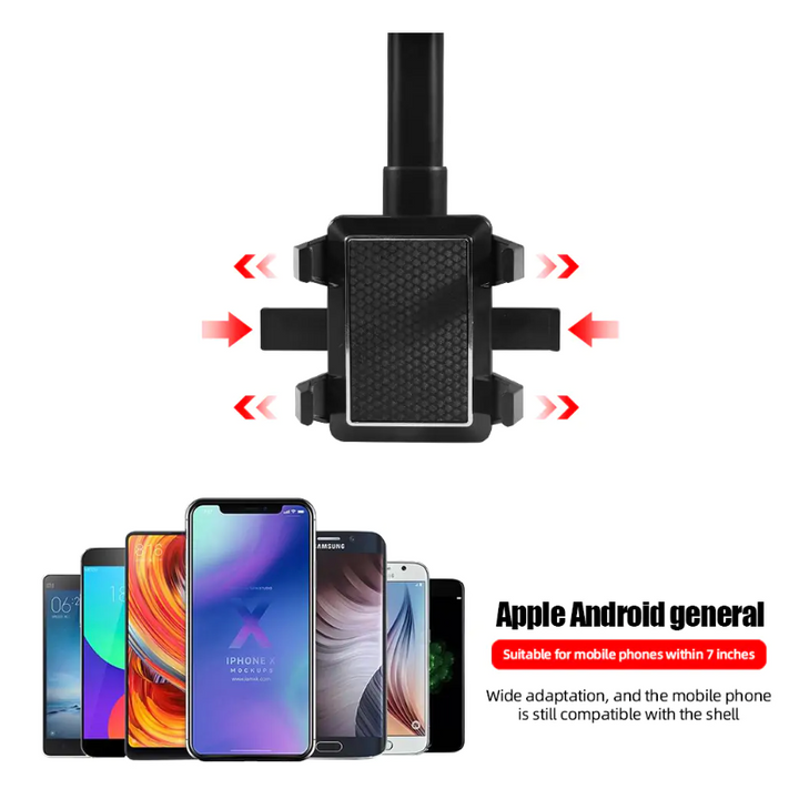 New and functional 360° rotating smartphone car holder