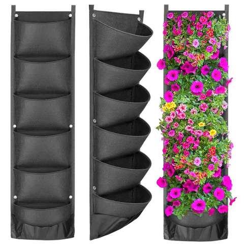 Vertical Hanging Garden Flower Pots-waterproof