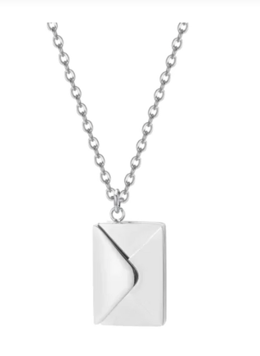 Envelope Necklace – Timeless Stainless Steel Pendant | Symbol of Love & Gratitude