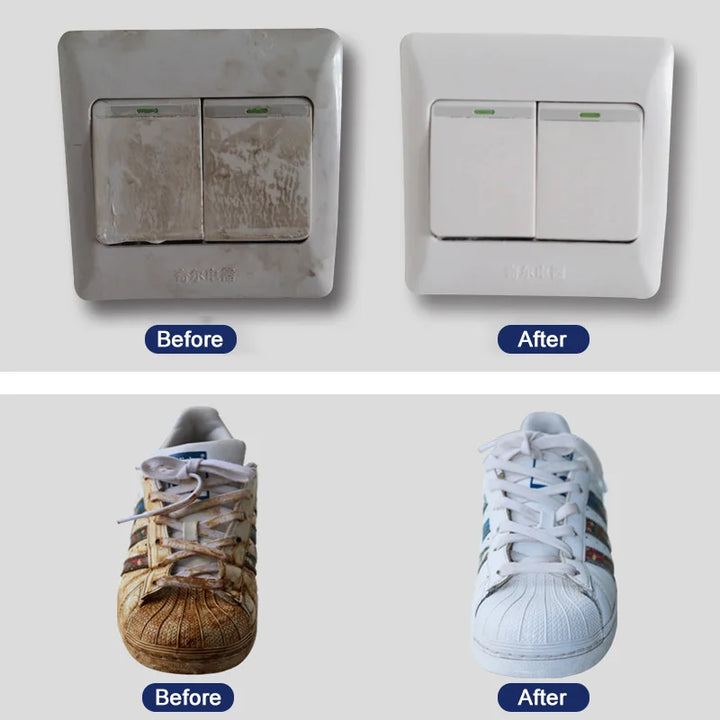 Magic Eraser Sponge Set – 100 Pcs for Easy Deep Cleaning