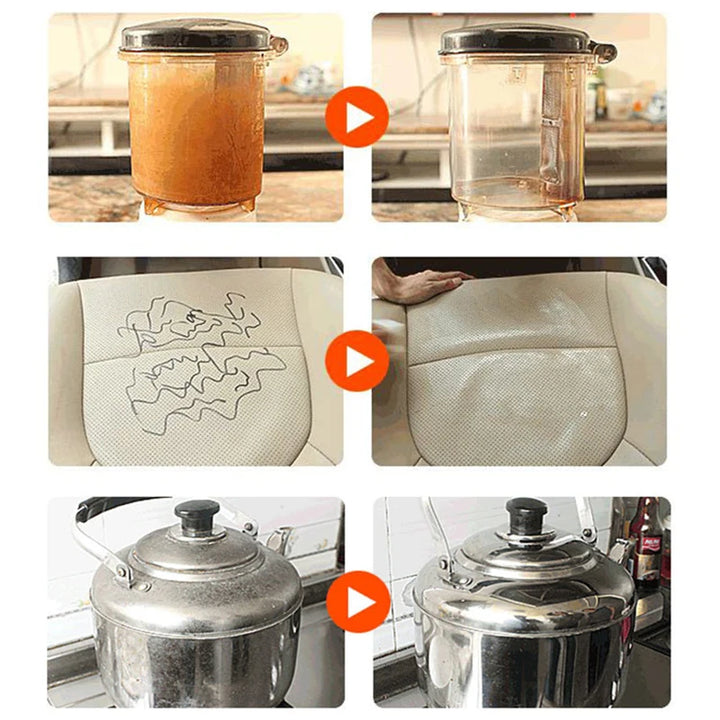 Magic Eraser Sponge Set – 100 Pcs for Easy Deep Cleaning