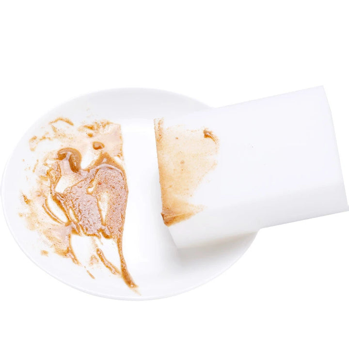 Magic Eraser Sponge Set – 100 Pcs for Easy Deep Cleaning