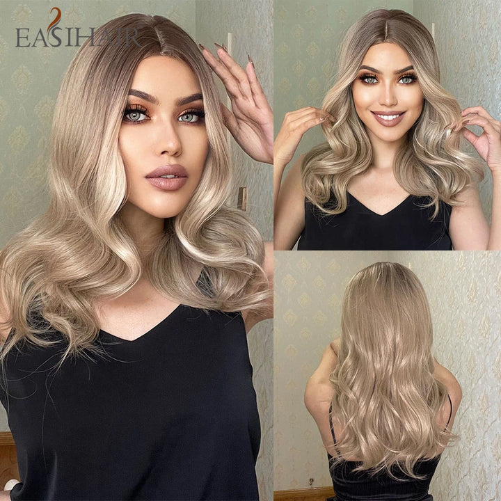 Blonde Ombre Heat-Resistant Wig