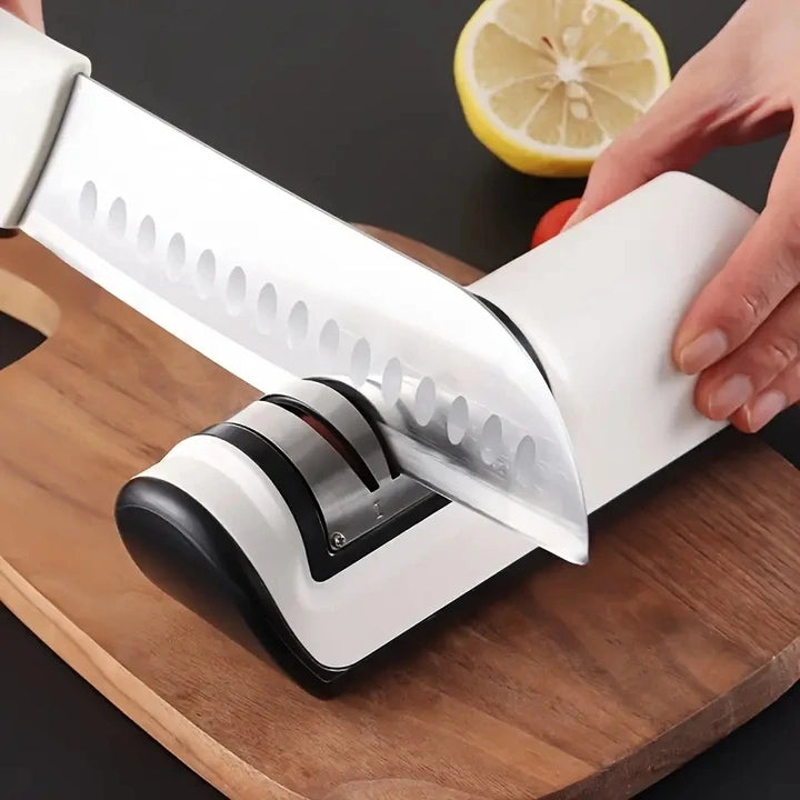 Electric Knife Sharpener – 5-Second Fast Sharpening & Polishing Tool for All Kitchen Knives