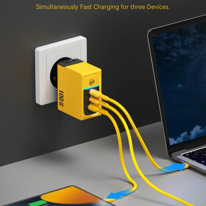 WEKOME GaN 100W High-Speed Charger - Type C Fast Charging