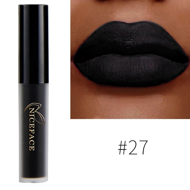 NICEFACE Liquid Matte Lipstick – Velvet Finish & Waterproof Wear