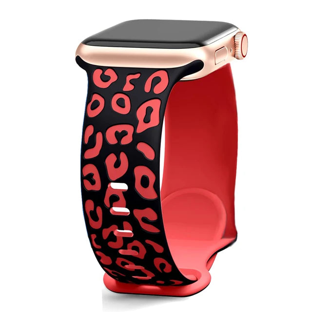Engraved Silicone Strap for Apple Watch - All Series