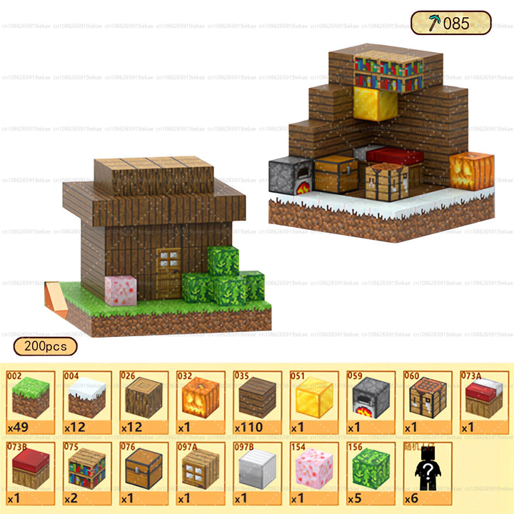 Magnetic Building Block Magnet Cube Mine World Set for Boy Girl Kid Age 3+ DIY Model Children STEM Sensory Toy Christmas Gift