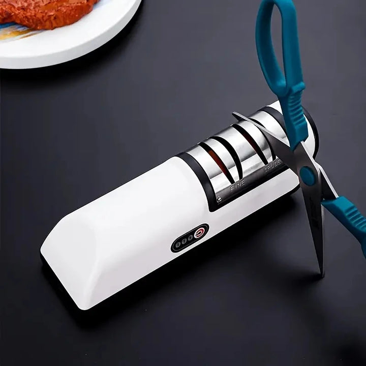 Electric Knife Sharpener – 5-Second Fast Sharpening & Polishing Tool for All Kitchen Knives