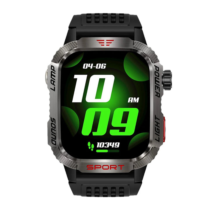 2024 Outdoor Smartwatch with Fitness Tracker & Bluetooth Calls