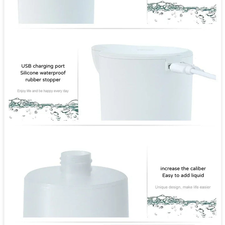 Soap Automatic and Smart Sensor Contactless USB Charging 350ml Hand Sanitizer Machine