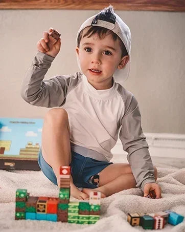 Magnetic Building Block Magnet Cube Mine World Set for Boy Girl Kid Age 3+ DIY Model Children STEM Sensory Toy Christmas Gift