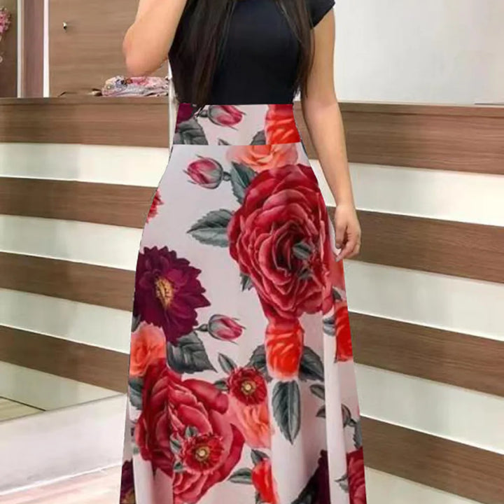 Floral Print Swing Dress – Summer Style for Effortless Elegancewomen's large swing skirt