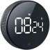 Magnetic LED Digital Timer – Silent Countdown Clock with Rotary Control for Kitchen, Study & Cooking