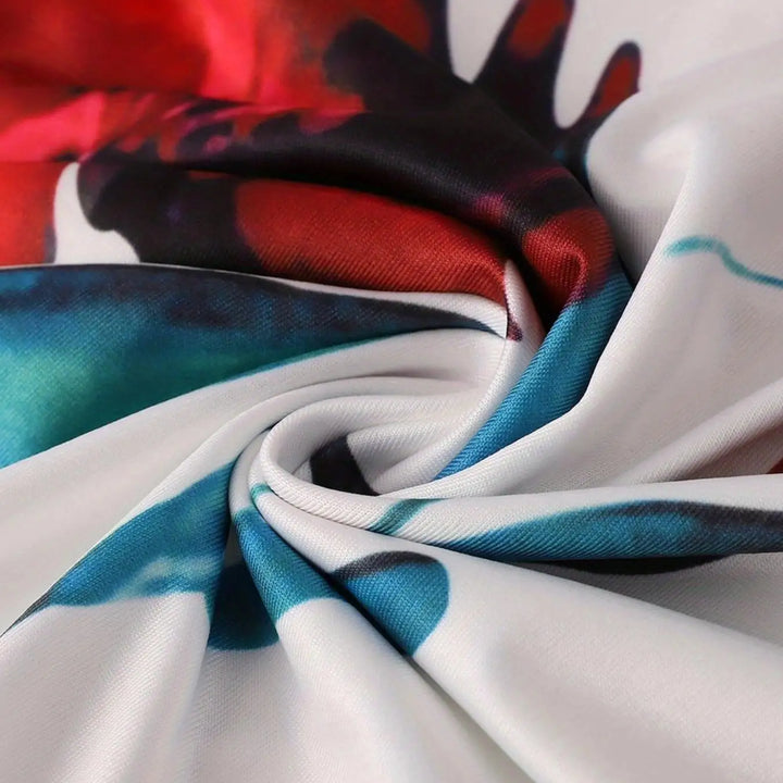 Floral Print Swing Dress – Summer Style for Effortless Elegancewomen's large swing skirt