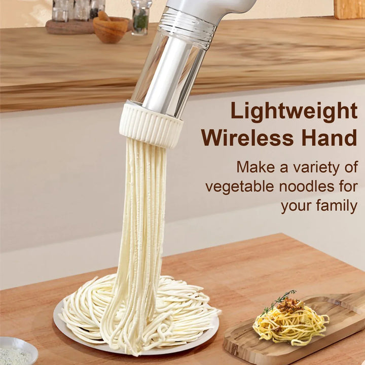 Automatic Wireless Noodle Maker – Handheld & Portable Pasta Press for Home or Commercial Use