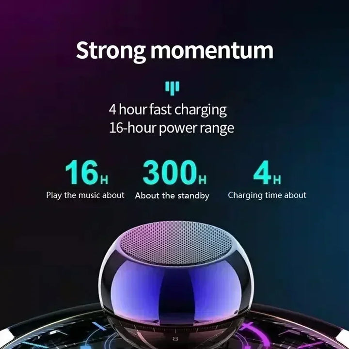 M3 Portable Bluetooth Speaker - Heavy Bass & Compact Design