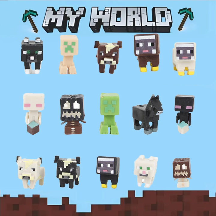 Magnetic Building Block Magnet Cube Mine World Set for Boy Girl Kid Age 3+ DIY Model Children STEM Sensory Toy Christmas Gift