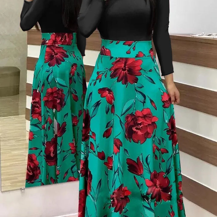 Floral Print Swing Dress – Summer Style for Effortless Elegancewomen's large swing skirt