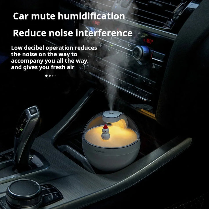 Nordic Flame Humidifier USB Aromatherapy Machine for Home Use - Compact Essential Oil Diffuser with Flame Design