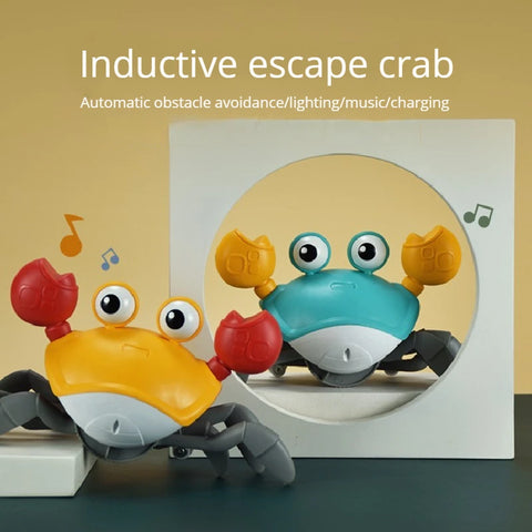 New Dancing Crab Musical Toys for Babies Interactive Edition Birthday Christmas Gift Comes with Interactive Crawling Crab Toy – Sensory & Educational Fun for Kids