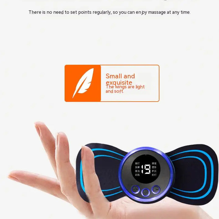 Smart Pulse Massager Sticker – EMS Neck & Shoulder Relief