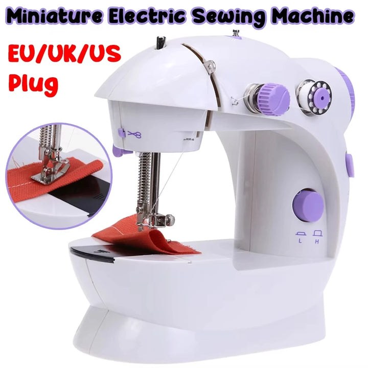 Compact Sewing Machine 202 – With Built-in Light, Cutter & Pedal | Ideal for Beginners