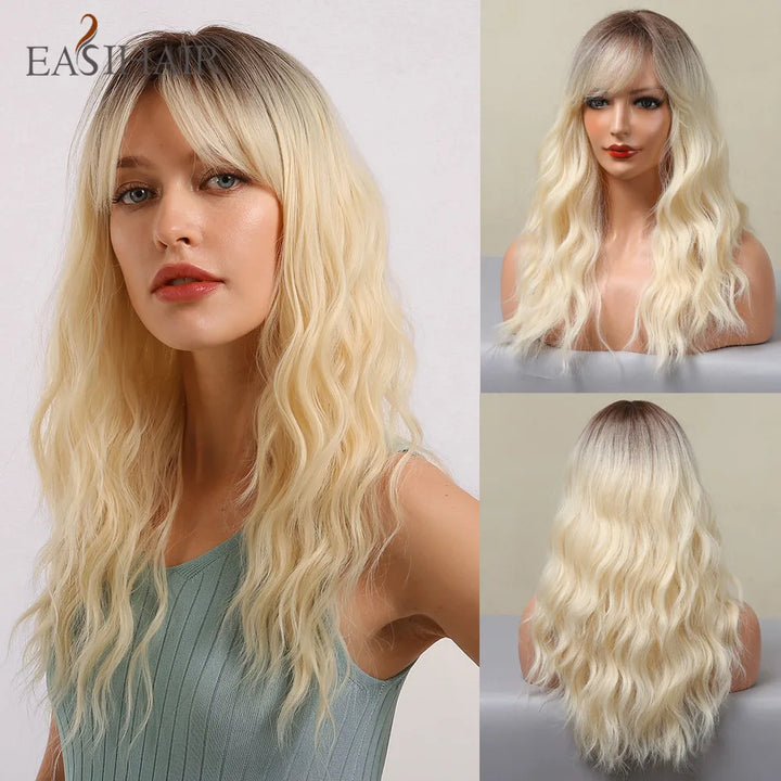 Blonde Ombre Heat-Resistant Wig