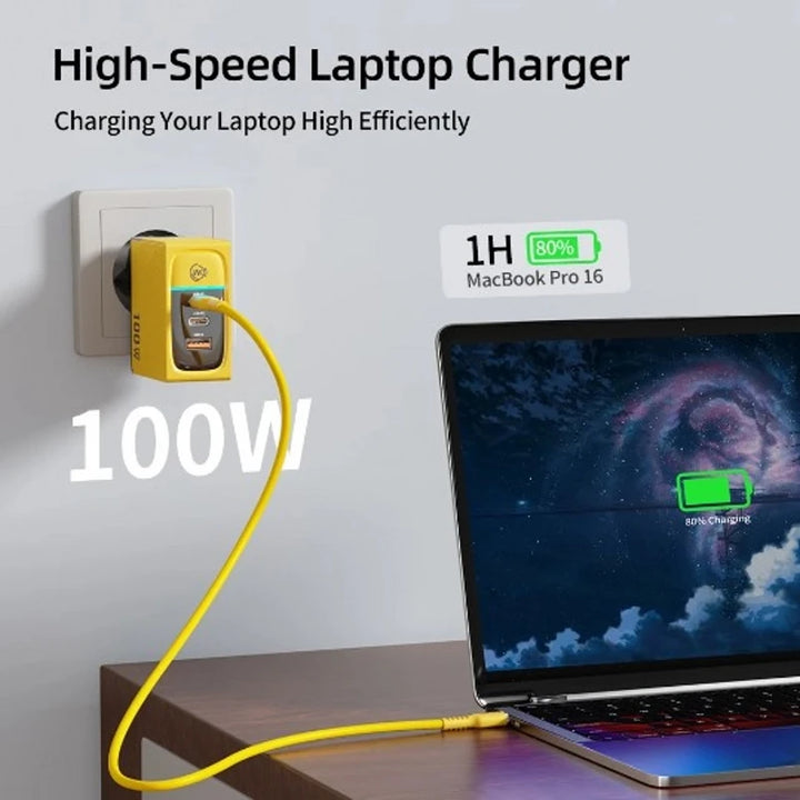 WEKOME GaN 100W High-Speed Charger - Type C Fast Charging