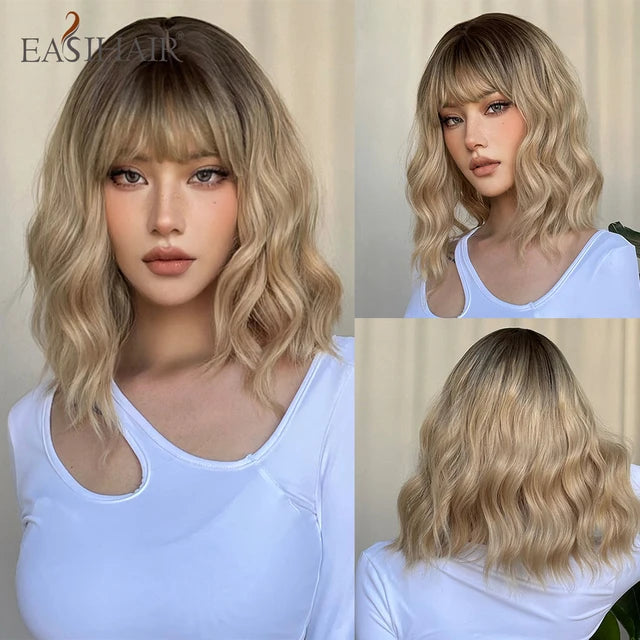 Blonde Ombre Heat-Resistant Wig