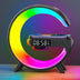 Multifunction RGB Wireless Charger Stand with Alarm Clock & Speaker