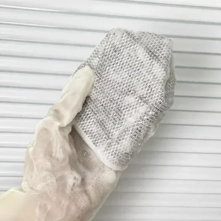 Reusable Metal Mesh Cleaning Cloth – Quick-Dry Microfiber Scrubber for Pots, Pans & Stovetops