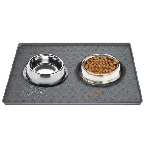 Pet Placemat Nonspill to Clean Foldable Cat and Dog Feeding, Waterproof