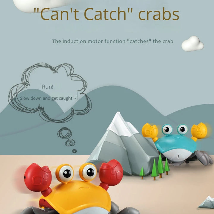 New Dancing Crab Musical Toys for Babies Interactive Edition Birthday Christmas Gift Comes with Interactive Crawling Crab Toy – Sensory & Educational Fun for Kids