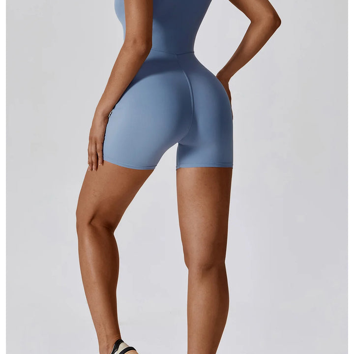 Buttery Soft Gym Set – Leggings & Backless Sports Bra Matching Outfit