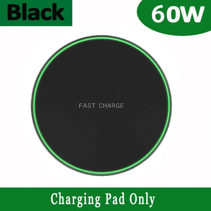 Wireless Charger USB C Fast Charging Pad Station Quick Charge QC 3.0 For iPhone 14 13 12 11 XS XR X 8 Samsung S22 S21 S20 S9