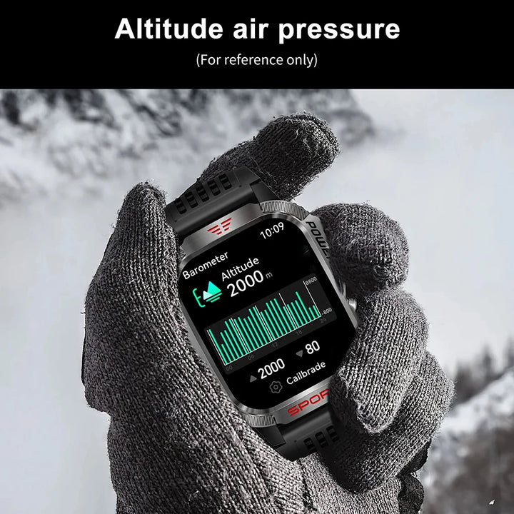 2024 Outdoor Smartwatch with Fitness Tracker & Bluetooth Calls