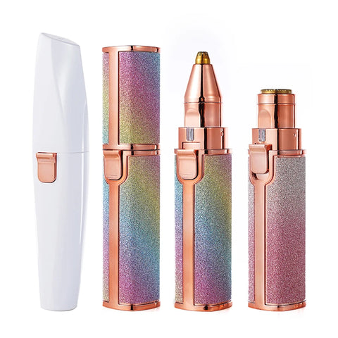 2-in-1 Precision Facial Hair Remover & Eyebrow Trimmer