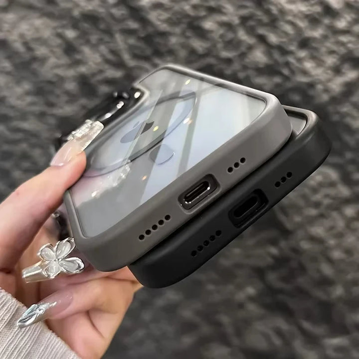Luxury Magnetic iPhone Case with Lens Protector & Wireless Charging