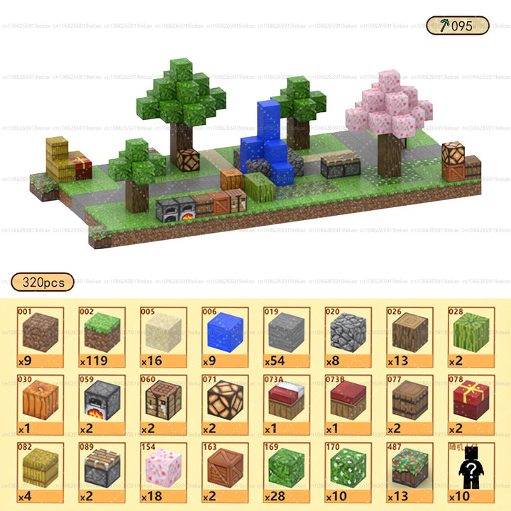 Magnetic Building Block Magnet Cube Mine World Set for Boy Girl Kid Age 3+ DIY Model Children STEM Sensory Toy Christmas Gift