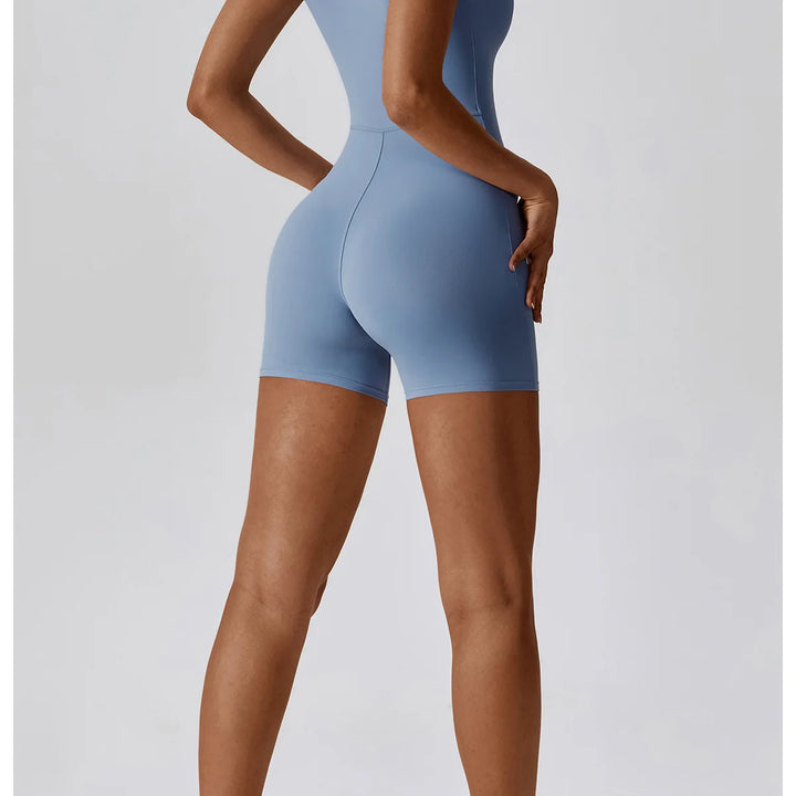 Buttery Soft Gym Set – Leggings & Backless Sports Bra Matching Outfit