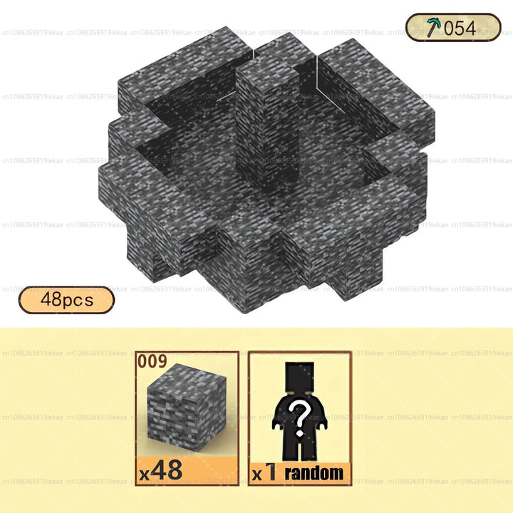 Magnetic Building Block Magnet Cube Mine World Set for Boy Girl Kid Age 3+ DIY Model Children STEM Sensory Toy Christmas Gift