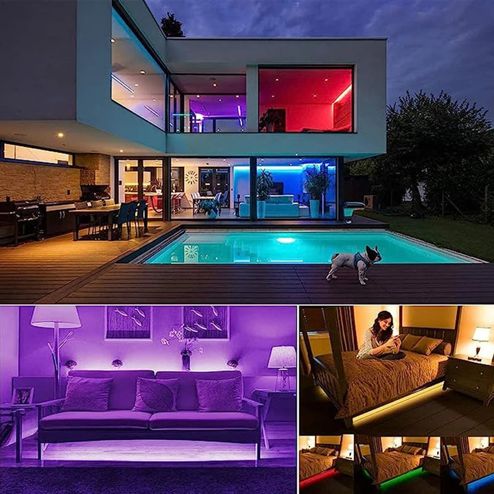 "USB LED Strip Light – 5M Color-Changing RGB for TV, Gaming & Parties "